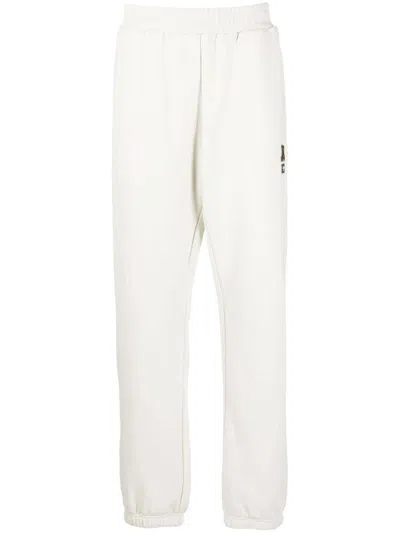 Izzue Logo-embroidered Track Pants In White