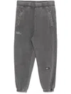 Izzue Logo-embroidered Pants In Black