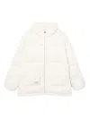 Izzue Logo-embroidered Puffer Jacket In Neutral