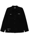 Izzue Logo-embroidered Shirt In Black
