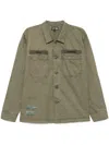 Izzue Logo-embroidered Shirt In Green