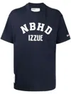 Izzue Logo-embroidered Short-sleeve T-shirt In Blue