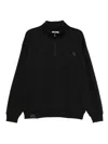 Izzue Logo Embroidered Sweaters In Black