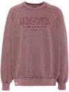 Izzue Logo-embroidered Sweatshirt In Purple