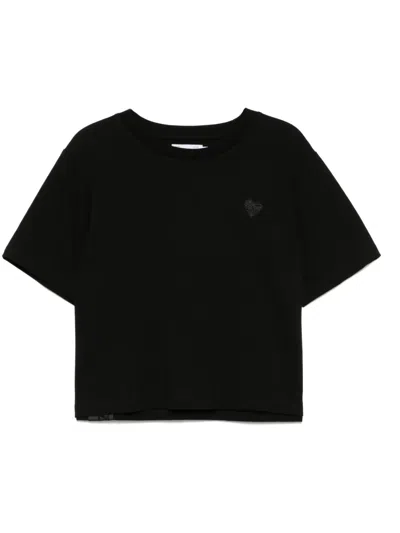 IZZUE LOGO-EMBROIDERED T-SHIRT