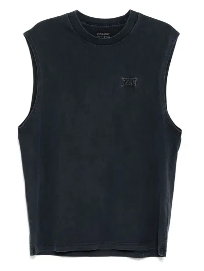 Izzue Logo-embroidered T-shirt In Blue