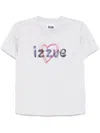 Izzue T-shirt Mit Logo-stickerei In Grau