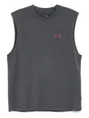 Izzue Logo-embroidered T-shirt In Gray