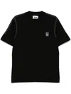 Izzue Logo-embroidered T-shirt In Schwarz