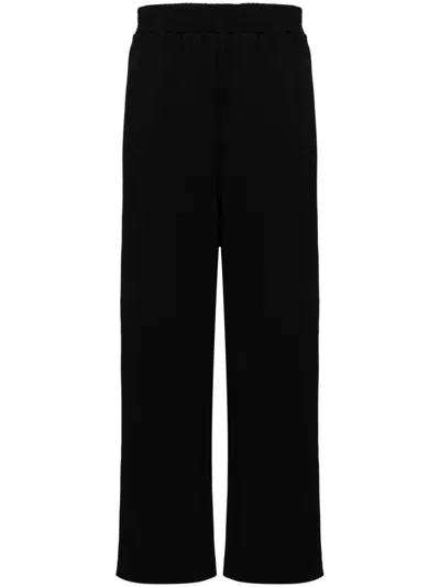 Izzue Logo-embroidered Track Pants In Black