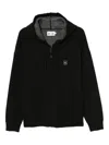 Izzue Logo Knited Hoodie In Black
