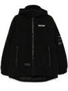 Izzue Logo Padded Jacket In Black