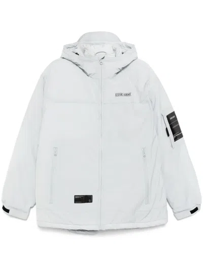 Izzue Logo Padded Jacket In White