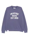 Izzue Logo-paint Sweater In Animal Print