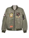 Izzue Bomberjacke Mit Logo-patch In Green