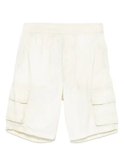 Izzue Logo-patch Cargo Shorts In Neutral