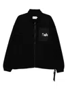 Izzue Logo-patch Jacket In Black