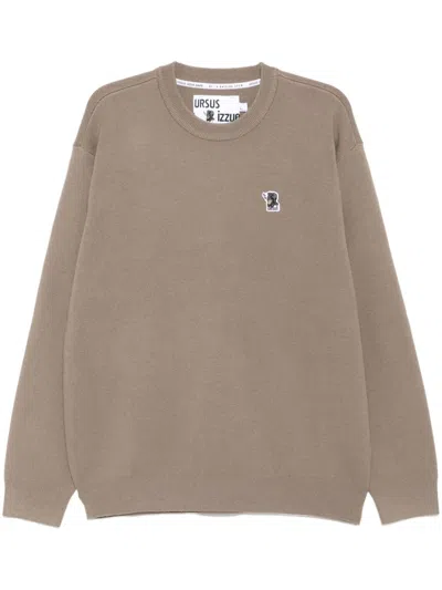 Izzue Logo-patch Jumper In 中性色
