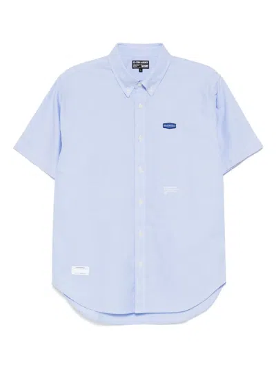 Izzue Logo-patch Shirt In Blue