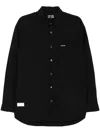Izzue Logo-patch Shirt In Black