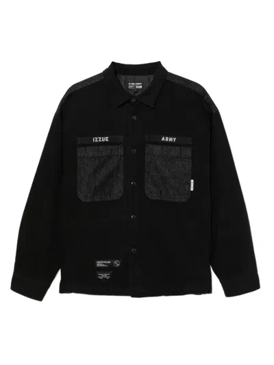 Izzue Hemdjacke Mit Logo-patch In Black