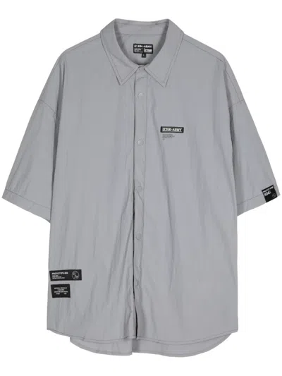 Izzue Logo-patch Short-sleeve Shirt In 灰色