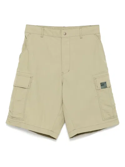 Izzue Logo-patch Shorts In Neutral