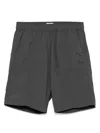 Izzue Logo-patch Shorts In Black