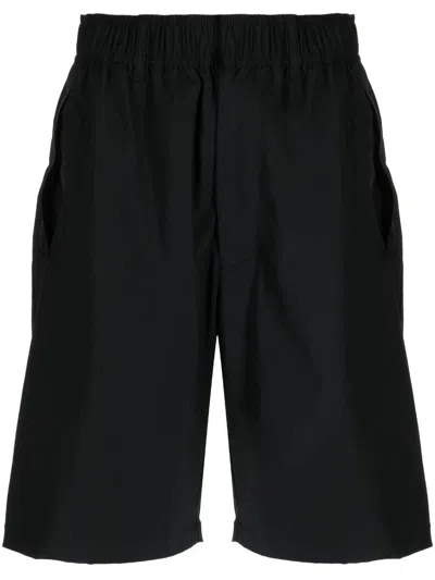 Izzue Logo-patch Shorts In Black