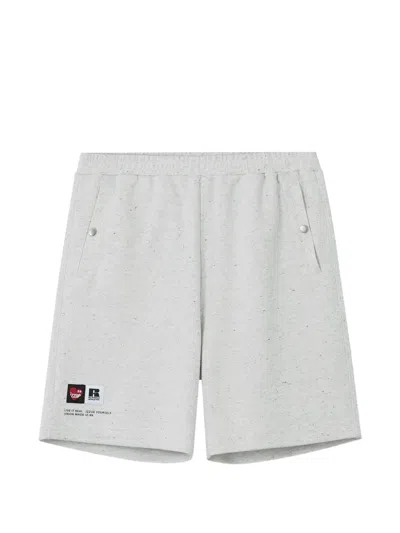 Izzue Logo Patch Shorts In White