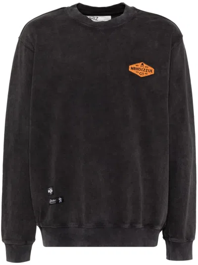 Izzue Logo-patch Sweatshirt In Black