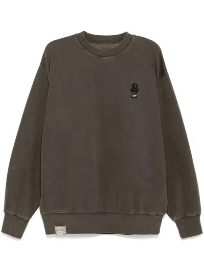 Izzue Logo-patch Sweatshirt In Brown