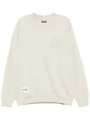 Izzue Logo Patch Sweatshirt In Neutrals