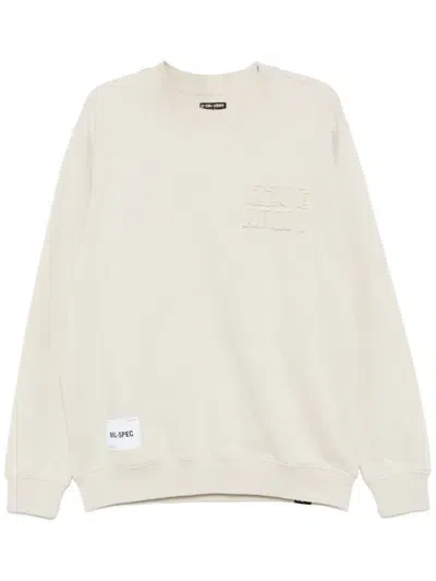 Izzue Logo Patch Sweatshirt In Neutrals