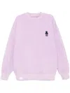 Izzue Logo-patch Sweatshirt In Purple