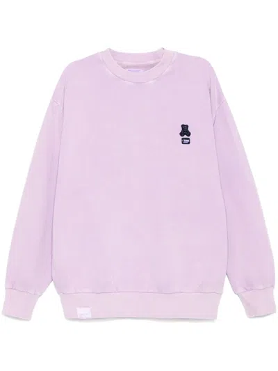 Izzue Logo-patch Sweatshirt In Purple