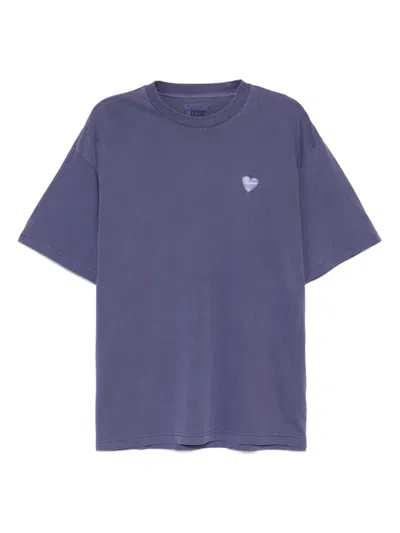 Izzue Logo-patch T-shirt In Purple