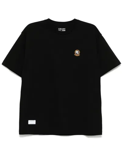 Izzue Logo-patch T-shirt In Black