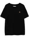 Izzue Logo-patch T-shirt In Black