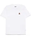 Izzue Bear-detail Cotton T-shirt In White