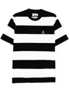 Izzue Striped Cotton T-shirt In White