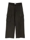 Izzue Logo-patch Trosuers In Black