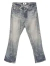 Izzue Logo-patched Jeans In Multi