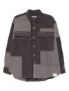 Izzue Logo-patched Shirt In Gray