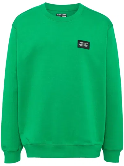 Izzue Logo-patched Sweatshirt In Green