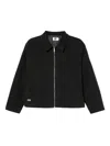 Izzue Logo-plaque Jacket In Black