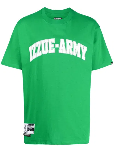 Izzue T-shirt Mit Logo-print In Green