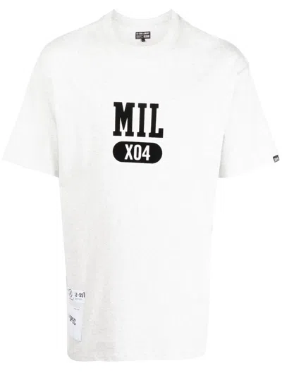 Izzue Logo-print Cotton T-shirt In Grey