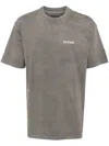 Izzue Logo-print Cotton T-shirt In Grey