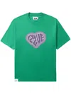Izzue Logo-print Cotton T-shirt In Grün